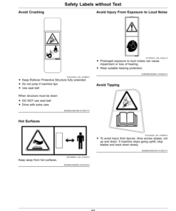 Alternative view of John Deere Z900E, Z900M, Z900R ZTrak Pro Series Gas Mowers (North America) (070001-) Operator's Manual (OMUC18427E)