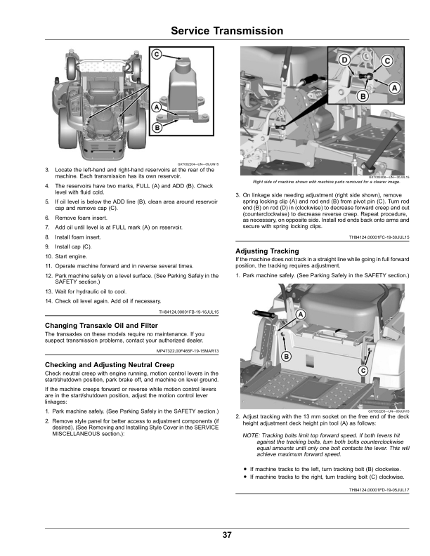 John Deere Z525E, Z535M, Z535R, Z540M & Z540R Ztrak Operator's Manual (OMUC18701) - Image 2