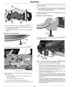 Alternative view of John Deere 54, 60 Inch High Capacity Mower Decks forX940, X948, X949 Lawn, Garden Tractors (Export Edition) Operator's Manual (OMUC18992)