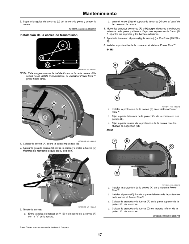 John Deere 54-, 60-Inch High Capacity Power Flow X700 Signature Series Tractors (North American) Operator's Manual (OMUC19199) - Image 2