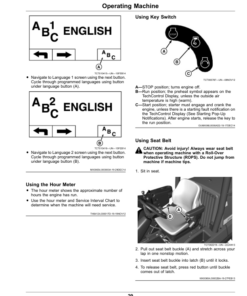 Alternative view of John Deere 7500A, 8000A E-Cut Hybrid Fairway Mowers (Export Edition) Operator's Manual (OMUC19265)