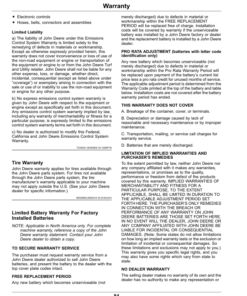 Alternative view of John Deere X330, X350, X354, X370, X380, X384, X390, X394 Select Series Tractors (070001-090000) (North American) Operator's Manual (OMUC19334)