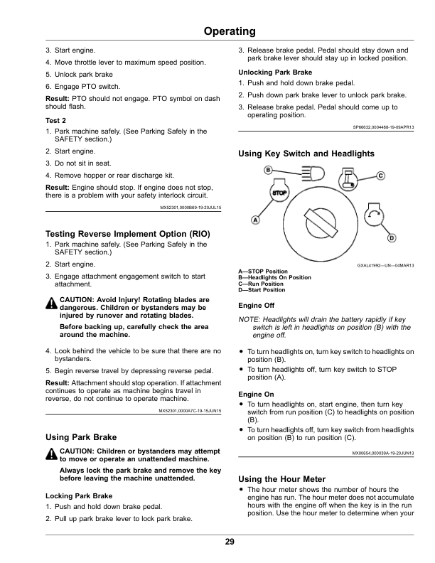 John Deere X350R Select Series Tractors Operator's Manual (OMUC19335) - Image 2