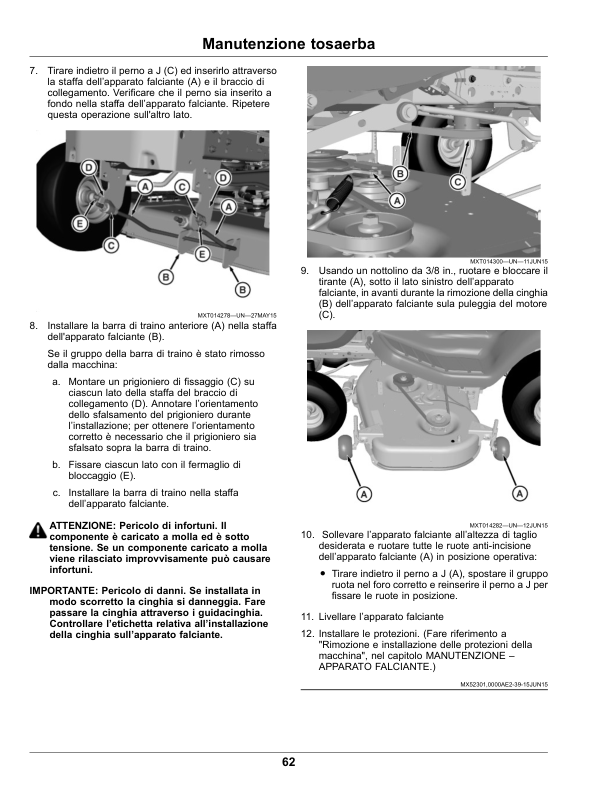 John Deere Select Series Tractors X350, X354, X370, X380 (Export Edition) Operator's Manual (OMUC19356) - Image 4