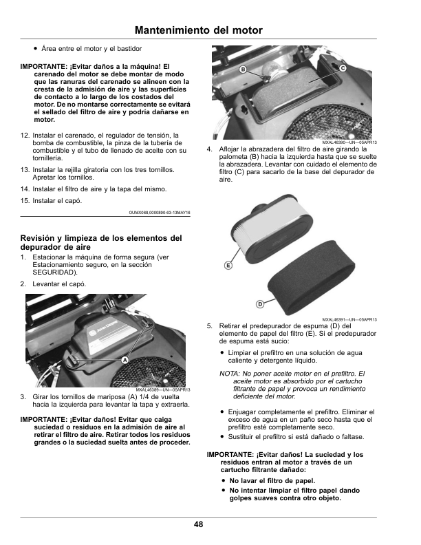 John Deere X584, X590 Select Series Tractors (Export Edition) Operator's Manual (OMUC19358) - Image 4