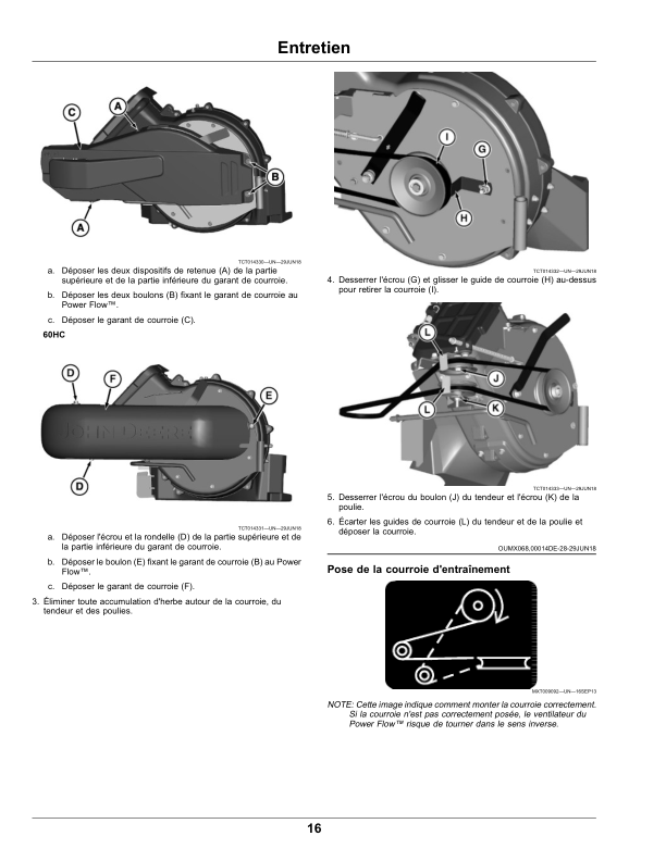 John Deere Power Flow High Performance for 48-Inch, 54-Inch, 60-Inch High Capacity PRO Mower Decks (010001-),(North American) Operator's Manual (OMUC19492) - Image 2