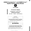 John Deere 2500B PrecisionCut, 2500E E-Cut HybridRiding Greens Mower (North American) Operator's Manual (OMUC19518)