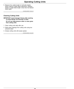 Alternative view of John Deere 2500B PrecisionCut, 2500E E-Cut HybridRiding Greens Mower (North American) Operator's Manual (OMUC19518)