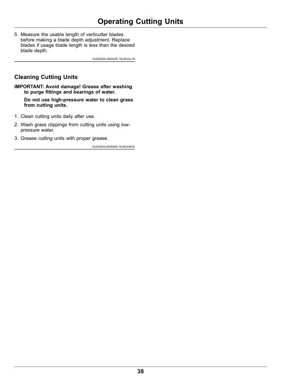 John Deere 2500B PrecisionCut, 2500E E-Cut HybridRiding Greens Mower (North American) Operator's Manual (OMUC19518) - Image 2