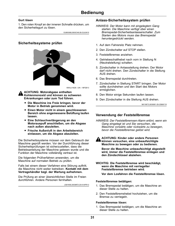 John Deere HPX815E Gator Utility Vehicle (Export Edition) Operator's Manual (OMUC19553) - Image 3