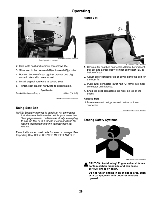 John Deere XUV855E & XUV855M Gator Utility Vehicles Operator's Manual (OMUC19611) - Image 3