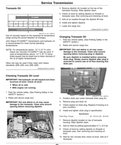Alternative view of John Deere TH 6X4 Diesel Gator Utility Vehicles Operator's Manual (OMUC19709)