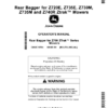John Deere Rear Bagger for Z720E, Z735E, Z730M, Z735M, Z740R Ztrak Mowers (North American) Operator's Manual (OMUC19784)