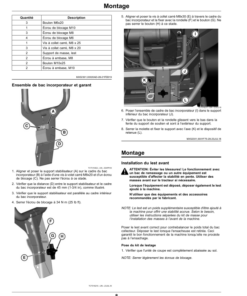Alternative view of John Deere Rear Bagger for Z720E, Z735E, Z730M, Z735M, Z740R Ztrak Mowers (North American) Operator's Manual (OMUC19784)