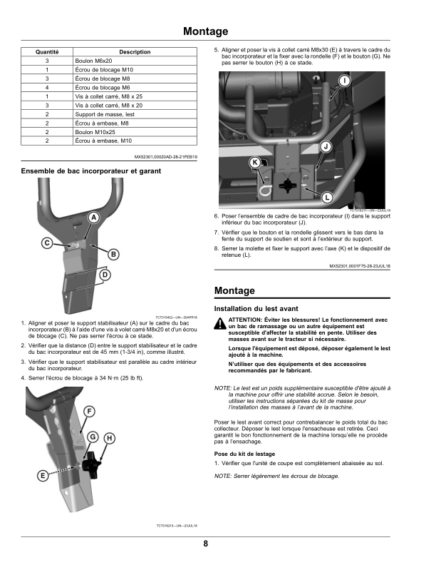 John Deere Rear Bagger for Z720E, Z735E, Z730M, Z735M, Z740R Ztrak Mowers (North American) Operator's Manual (OMUC19784) - Image 2