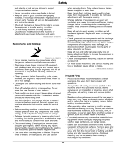 Alternative view of John Deere 652E QuikTrak Mowers (North America) (070001-) Operator's Manual (OMUC19912E)