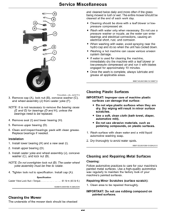 Alternative view of John Deere 636M, 648M, 652M QuikTrak Mowers (North America) (070001-) Operator's Manual (OMUC19914E)