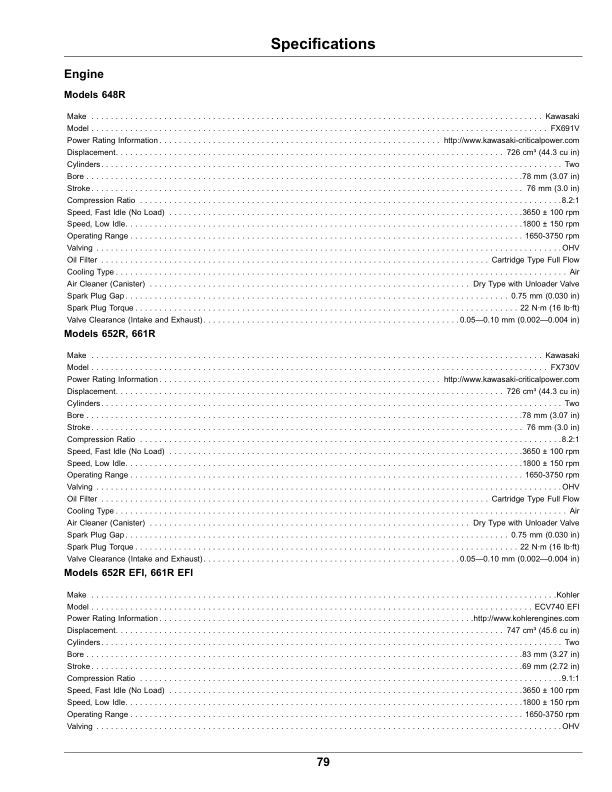 John Deere 648R, 652R, 652R EFI, 661R, 661R EFI QuikTrak Mowers (North America) (070001-) Operator's Manual (OMUC19915E) - Image 2