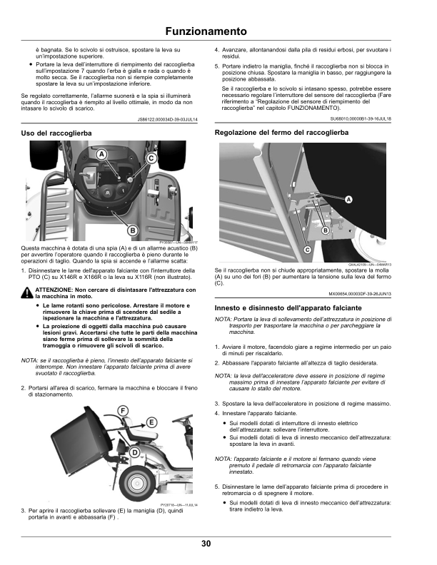 John Deere TractorsX116R, X146R, X166R (Export Edition)(SN100001-) Operator's Manual (OMUC19986) - Image 2