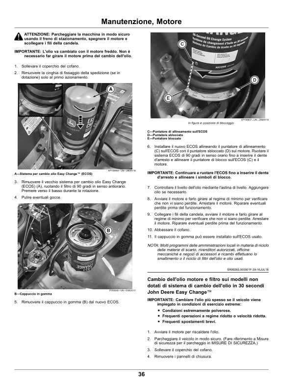 John Deere TractorsX116R, X146R, X166R (Export Edition)(SN100001-) Operator's Manual (OMUC19986) - Image 3