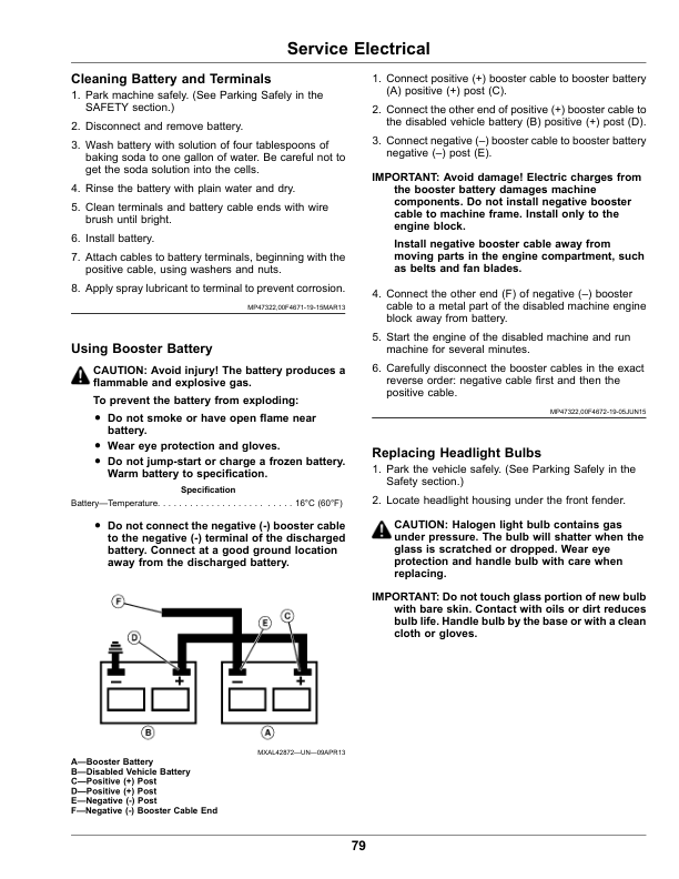 John Deere XUV825E & XUV825M Gator Utility Vehicles Operator's Manual (OMUC20115) - Image 3