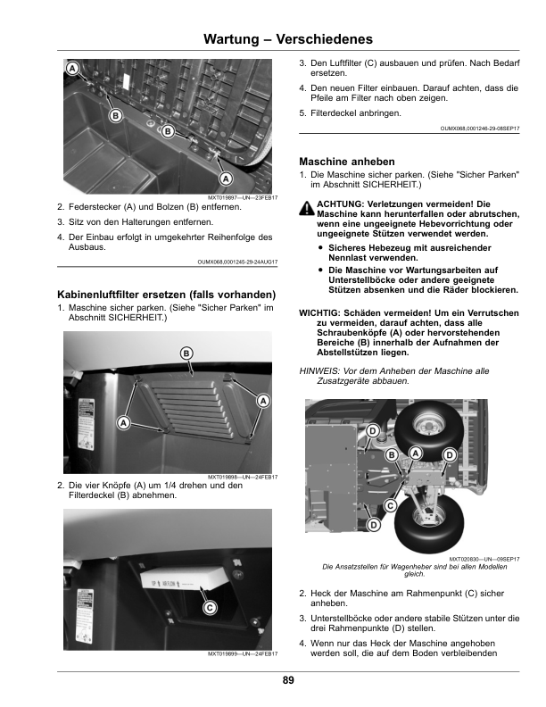 John Deere XUV835M Gator Utility Vehicle (Export Edition) Operator's Manual (OMUC20142) - Image 2
