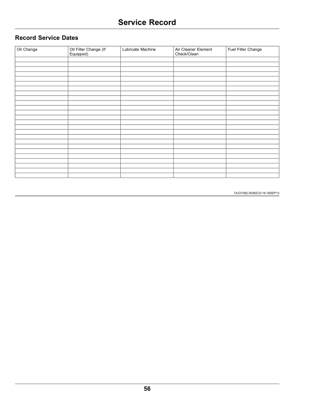 John Deere 1200A Bunker Rake (North American) Operator's Manual (OMUC20210) - Image 2