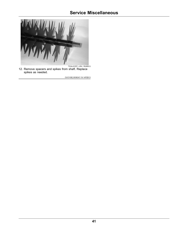 John Deere 1200A Bunker Rakes Operator's Manual (OMUC20213) - Image 2