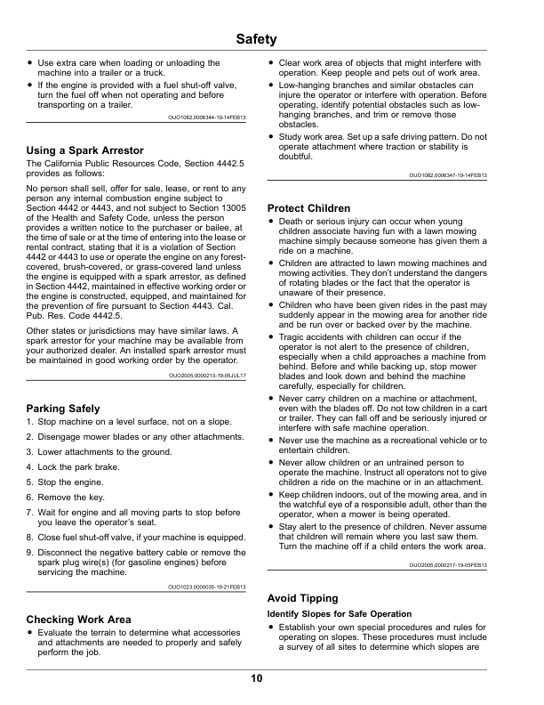 John Deere 1200H Bunker Rake (North American) Operator's Manual (OMUC20239) - Image 2