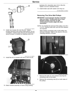 Alternative view of John Deere 800 Aercore Aerators Operator's Manual (OMUC20277)
