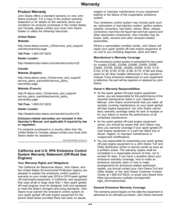 Alternative view of John Deere TX Gator Utility Vehicles (Kawasaki FJ400 Gas Engine) (California Edition) Operator's Manual (OMUC20367)