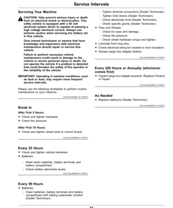 Alternative view of John Deere TE Gator Utility Vehicle (Export Edition) Operator's Manual (OMUC20378)