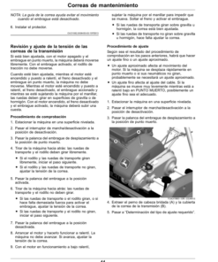 Alternative view of John Deere 180SL, 220SL, 260SL PrecisionCut Walk Greens Mower (North American) Operator's Manual (OMUC20545)