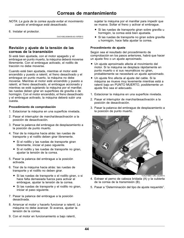 John Deere 180SL, 220SL, 260SL PrecisionCut Walk Greens Mower (North American) Operator's Manual (OMUC20545) - Image 2
