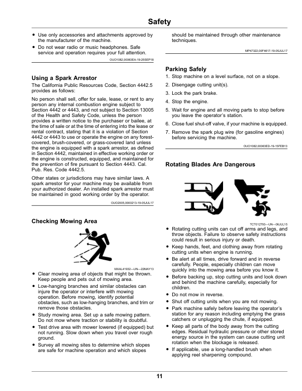 John Deere 180SL, 220SL, 260SL PrecisionCut Walk Greens Mower (North American) Operator's Manual (OMUC20545) - Image 3