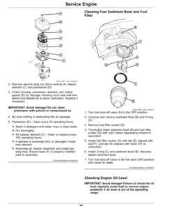 Alternative view of John Deere 180SL, 220SL, 260SL PrecisionCut Walk Greens Mower Operator's Manual (OMUC20606)