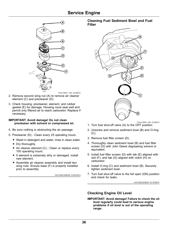 John Deere 180SL, 220SL, 260SL PrecisionCut Walk Greens Mower Operator's Manual (OMUC20606) - Image 2