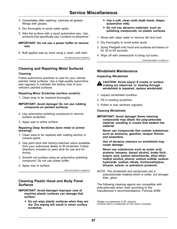 John Deere XUV590M, XUV590M S4 Gator Utility Vehicle (Export Edition) Operator's Manual (OMUC21097) - Image 4