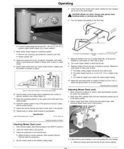 Alternative view of John Deere 60, 72 Inch Side Discharge, 62 Inch Rear Discharge, 60, 72 Inch GLC Side Discharge Decks for Front Mount Mowers Operator's Manual (OMUC21108)