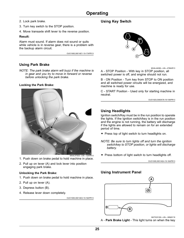 John Deere TX Turf Gator Utility Vehicles (Kawasaki FJ400 Gas Engine) Operator's Manual (OMUC21271) - Image 2