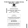 John Deere TH 6X4 Diesel Gator Utility Vehicles Operator's Manual (OMUC21272)