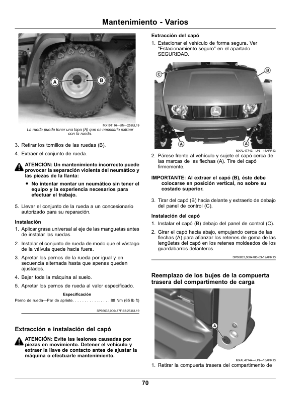 John Deere TH 6X4 Diesel Gator Utility Vehicles (SerialNo. 150001-) (Export Edition) Operator's Manual (OMUC21289) - Image 4