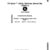 John Deere TS Gator Utility Vehicles (Serial No. 150001-) (Export Edition) Operator's Manual (OMUC21291)