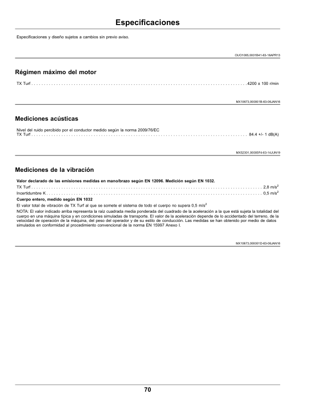 John Deere TX Turf GATOR Utility Vehicles (Serial No.150001-) (Export Edition) Operator's Manual (OMUC21293) - Image 4