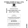 John Deere XUV560E, XUV560E S4 Gator Utility Vehicles Operator's Manual (OMUC22016)