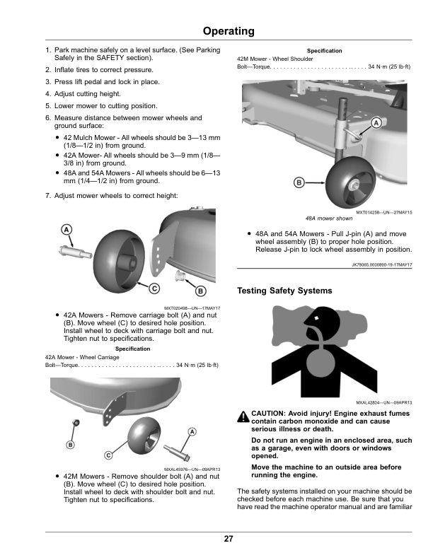 John Deere Select Series Tractors X350, X354, X370, X380 (Export Edition) Operator's Manual (OMUC22097) - Image 3