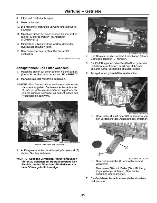 John Deere X584, X590 Select Series Tractors (Export Edition) Operator's Manual (OMUC22099) - Image 3