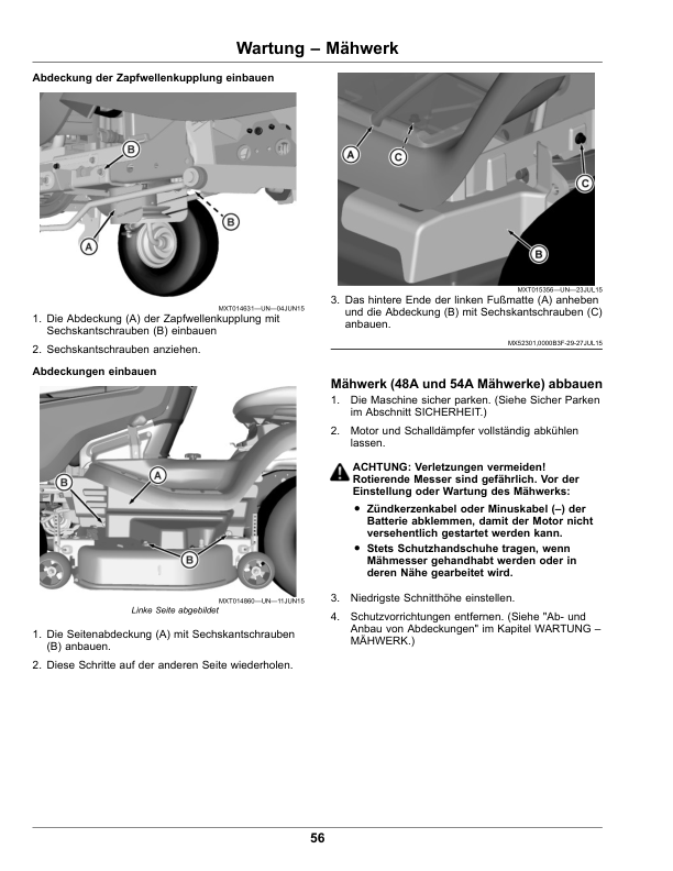 John Deere X584, X590 Select Series Tractors (Export Edition) Operator's Manual (OMUC22099) - Image 4