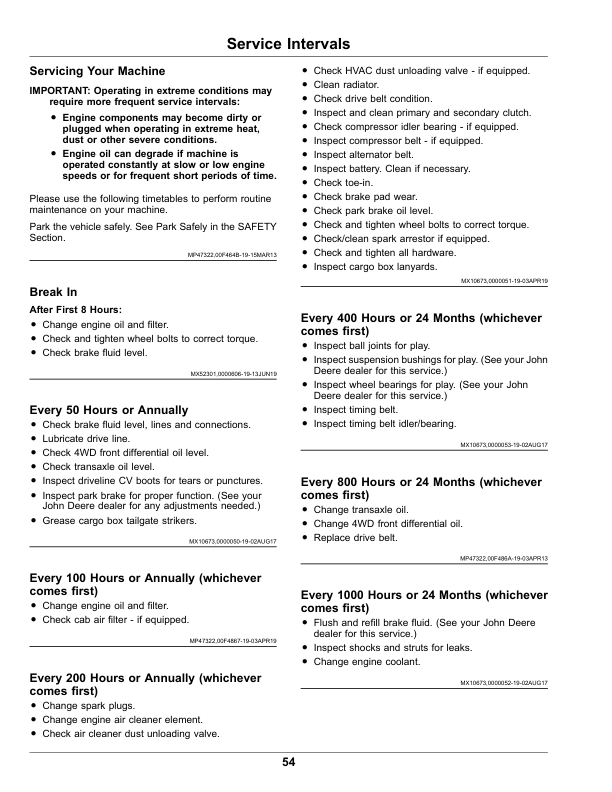 John Deere XUV835E, XUV835M, XUV835R Gator Utility Vehicles (California Edition) Operator's Manual (OMUC22254) - Image 3