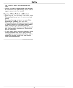 Alternative view of John Deere S220, S240 Riding Lawn Tractor Operator's Manual (OMUC22638)